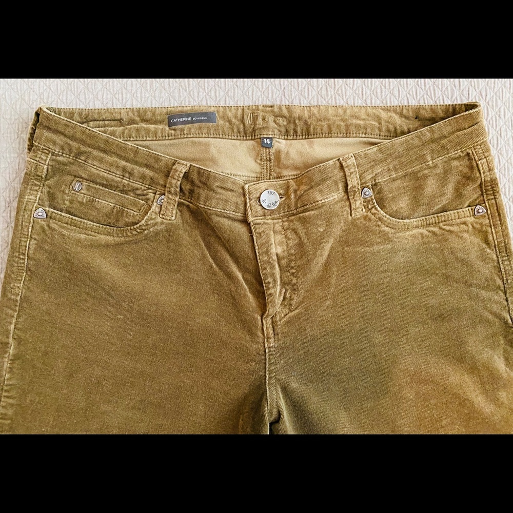 EUC Sz 14P Olive Green Jeans/Cords